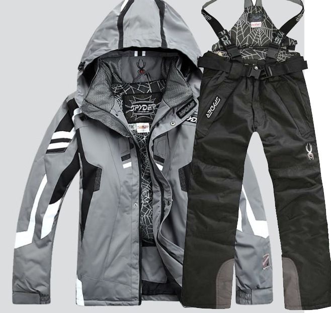 Ein neues Skianzug-Set, wasserdicht, kältebeständig, Thermo-Herrenhose, Baumwolljacke, Bergsteigen, Outdoor, L_voghion.com