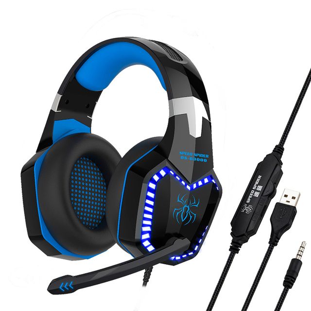 Over-ear computerheadset voor gamer, PS5, PS4, pc, mobiele telefoon, bedrade hoofdtelefoon met microfoon, ruisonderdrukking, stereogaming_voghion.com