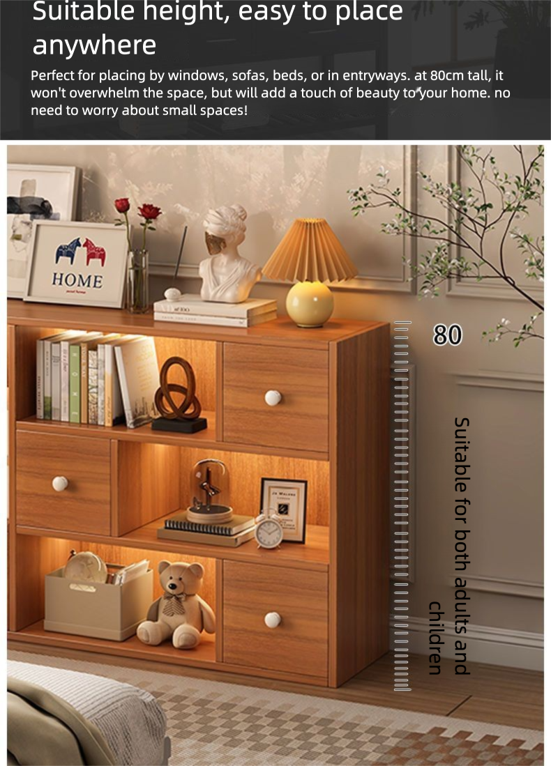 Cassettiera, libreria, scaffale, semplice, contenitore da pavimento, camera da letto, casa, armadietto multistrato piccolo_voghion.com