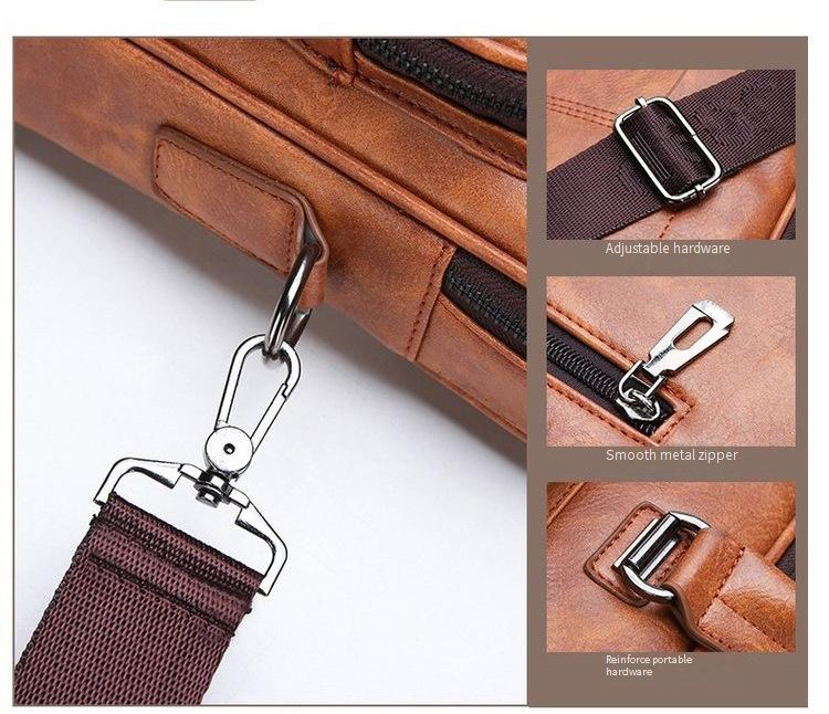 Sacs pour hommes, sac à main pour hommes, nouveau style, simple, porte-documents d'affaires, grande capacité, sac pour hommes, sac à bandoulière, sac messager_voghion.com