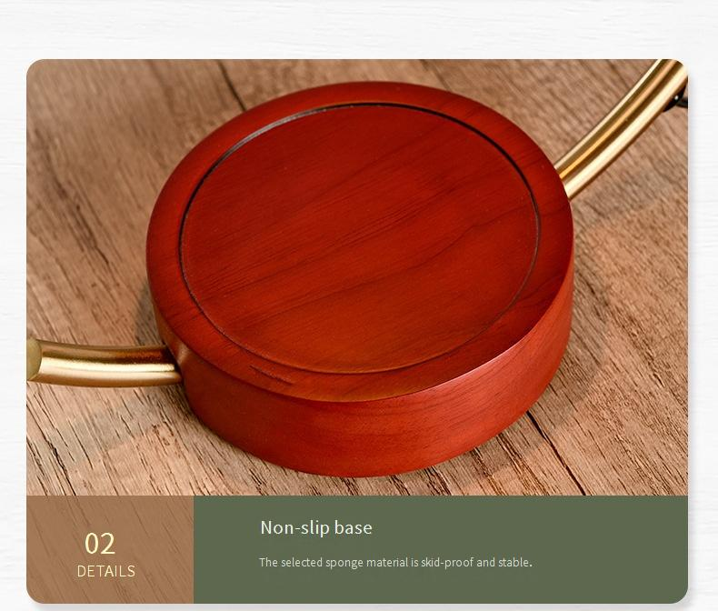 Meubles de maison Lampe à cire d'aromathérapie simple en forme de bûche Lampe à bougie Lampe de table de chambre Lampe à cire réglable sans feu pour aromathérapie domestique_voghion.com