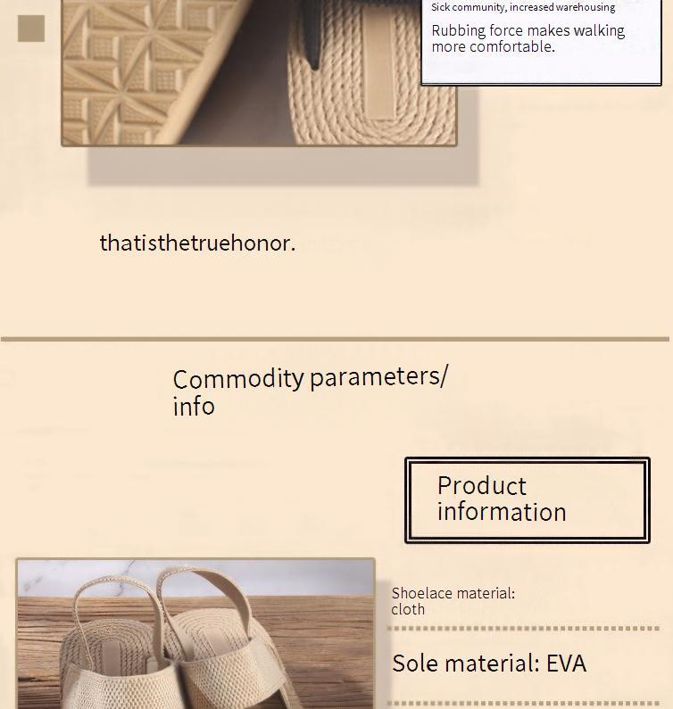 Chaussures pour femmes Eva Sandales à bout fermé à semelle épaisse pour femmes Été Nouveau style Mode Semelle souple Chaussures pour femmes légères et confortables_voghion.com