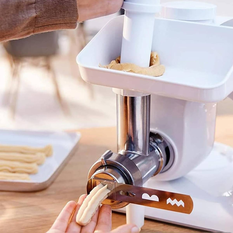 1Set Cookie Presse Aufsatz Edelstahl mit Anschlussring Cookie Maker Keks Aufsatz_voghion.com