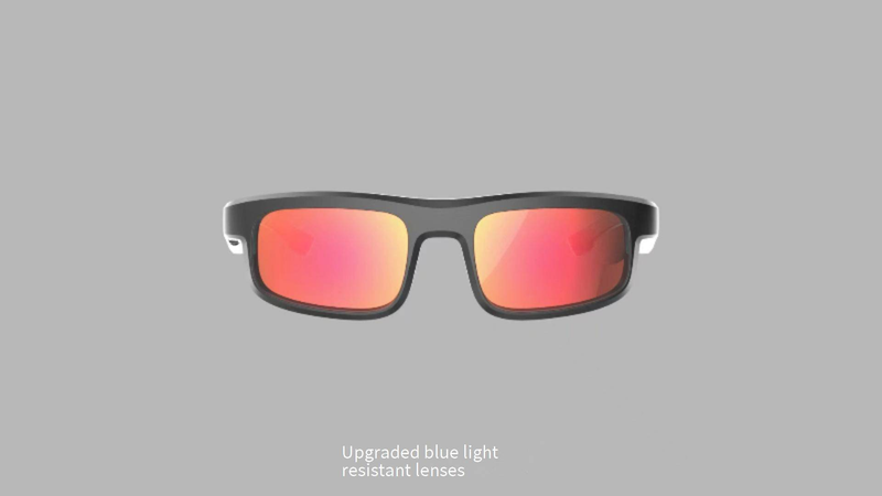 Smart Bluetooth Glasses - Bone Conduction Audio Sunglasses For Cycling/Sports HD Call & Music (Polarized Lenses 10H Playtime IPX5 Sweatproof)_voghion.com