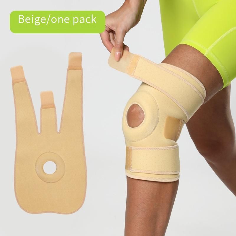 Ginocchiera sportiva JINGBA - Supporto a compressione traspirante per corsa, basket, tennis, sollevamento pesi e attività all'aperto_voghion.com