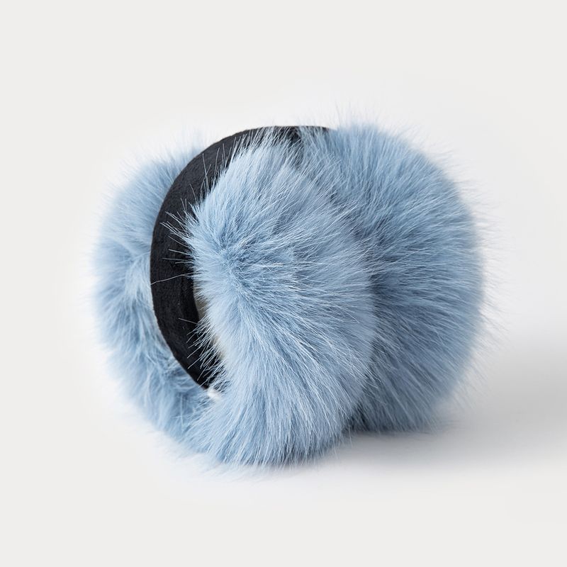 Paraorecchie pieghevoli in pelliccia sintetica di coniglio per donne e uomini - Scaldaorecchie invernali in pile caldo, protezione dal freddo, morbidi e leggeri_voghion.com