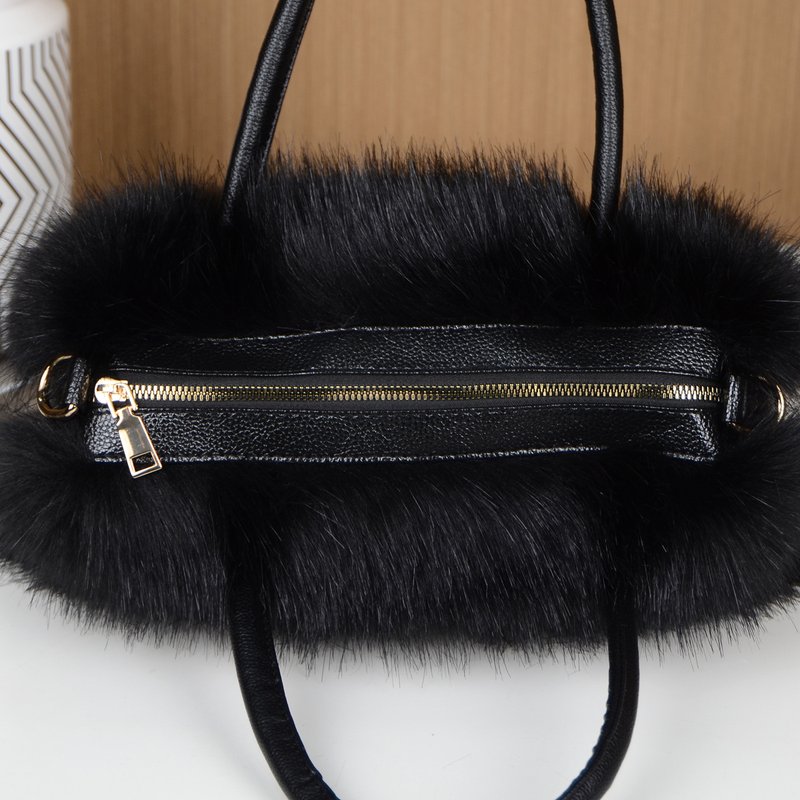 Borsa in peluche in pelliccia sintetica 2023, borsa alla moda di fascia alta, borsa a tracolla_voghion.com