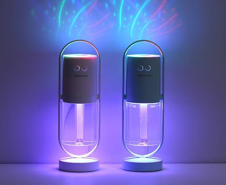 Magic Shadow USB Υγραντήρας Αέρα για το Σπίτι με Προβολέα Νυχτερινά Φώτα Υπερηχητικός Μηχανής Ομίχλης Αυτοκινήτου_voghion.com