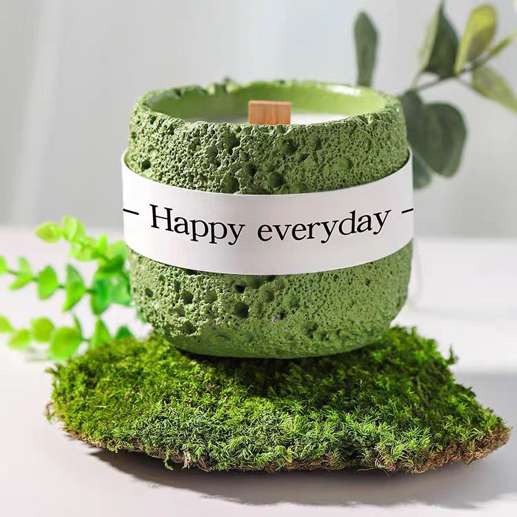 Gypsum Cup Aromatherapy Candle Niche High End Fragrance Bedroom Long Lasting Aromatherapy Gift Box Aromatherapy Candle_voghion.com