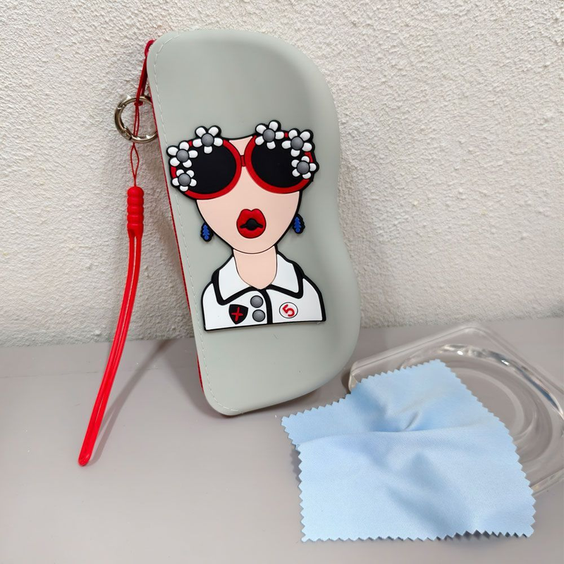 High Value Sunglasses Storage Bag Portable Change Storage Bag Anti Fall Silicone Storage Bag Can Hang Waterproof Glasses Bag_voghion.com