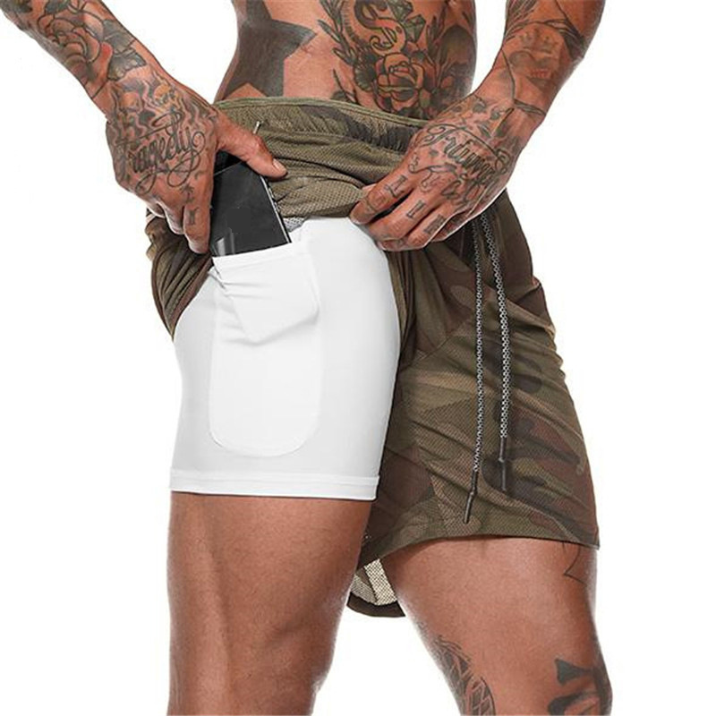 Men's Plus Size Workout Shorts - Breathable Mesh Gym Shorts With Quick-Dry Liner For Squats & Running (Double-Layer Athletic Training Comfortable)_voghion.com