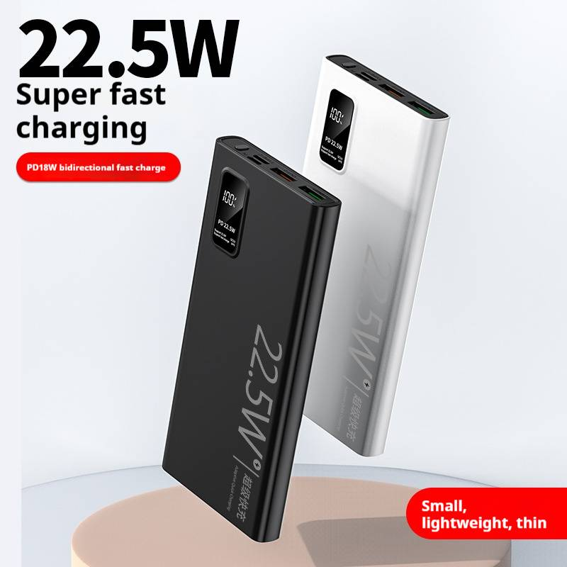 20000mAh 22,5W supersnel oplaadbare powerbank - ultradunne en draagbare externe batterij met PD3.0 voor iPhone, Android en meer_voghion.com