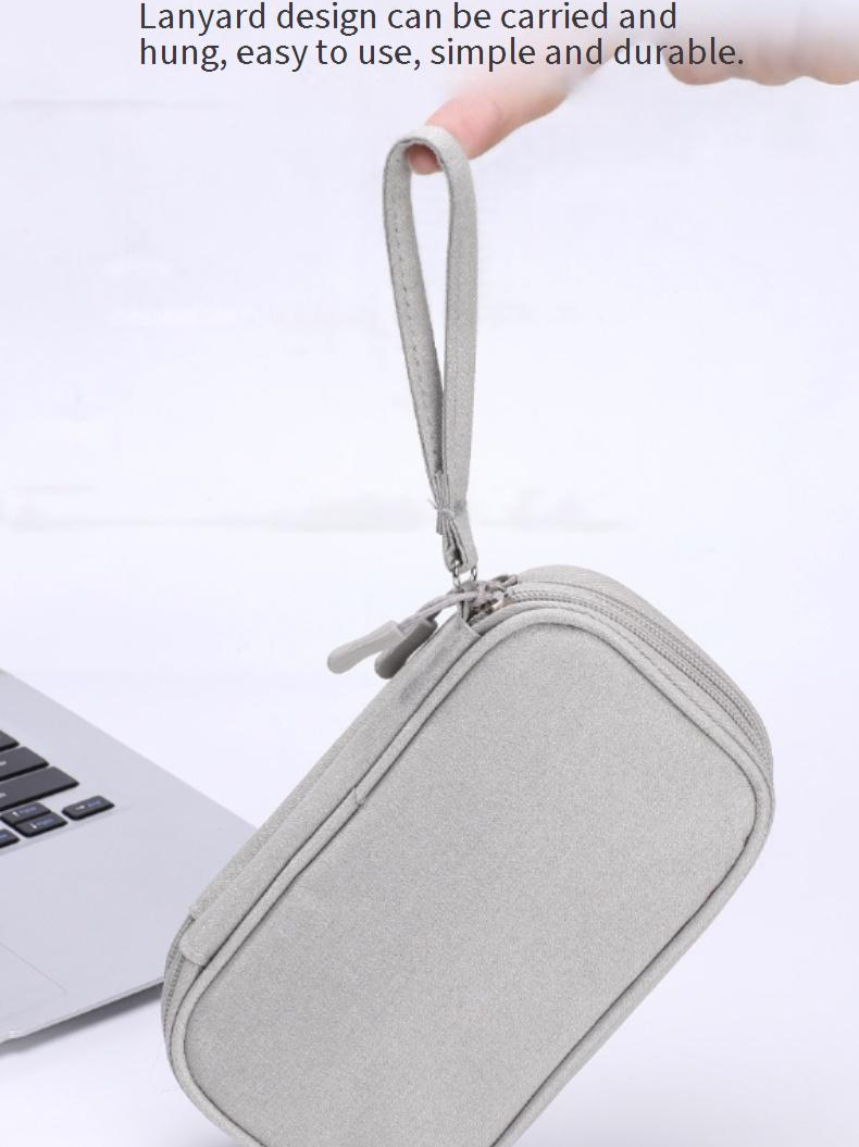İnce Kart ve Teknoloji Düzenleyici – Kimlikler, Kredi Kartları ve USB Bellekler İçin Kompakt Seyahat Cüzdanı (Oxford Kumaş, Modern Renkler)_voghion.com