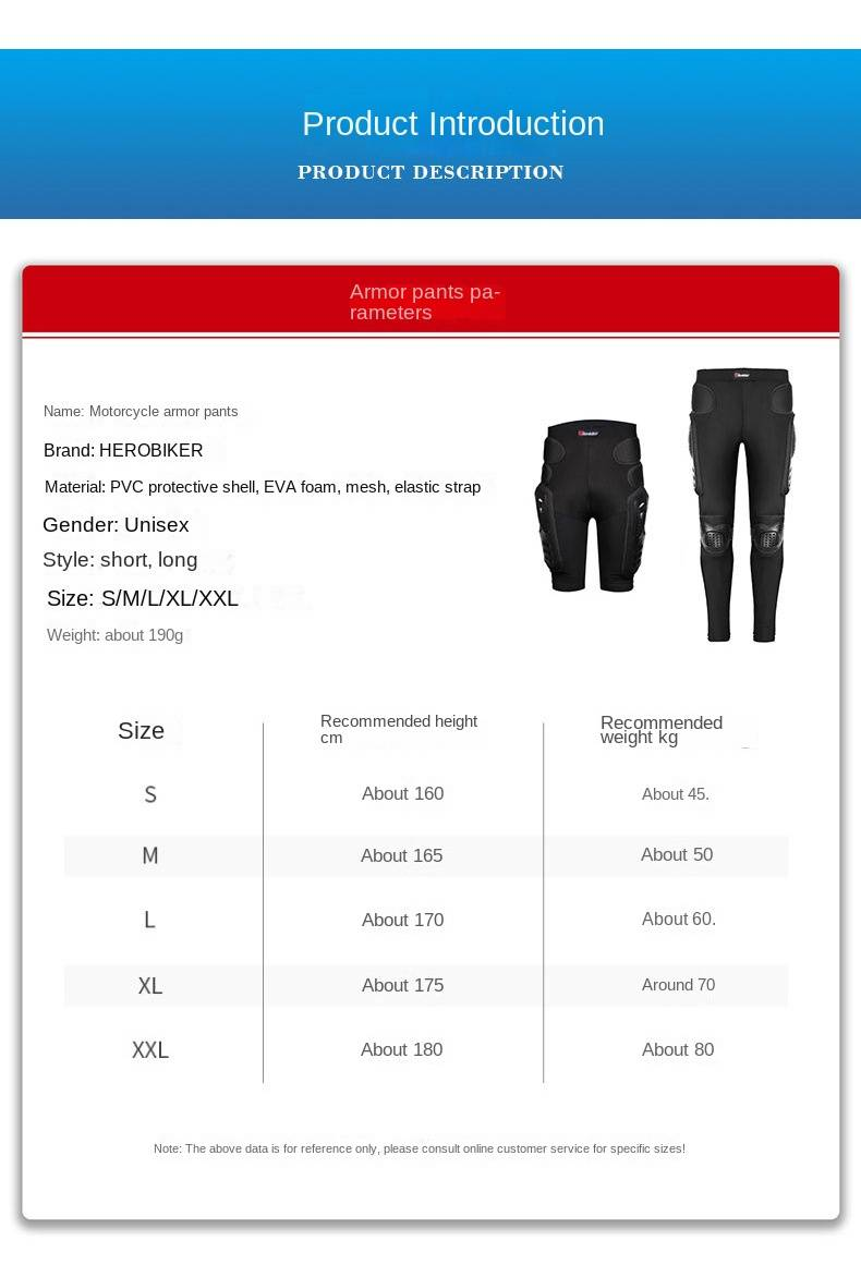 NOKO-Motorcycle Protective Armor, Off-road Riding Anti-fall Leggings, Elbow Pads, And Chest Guards._voghion.com