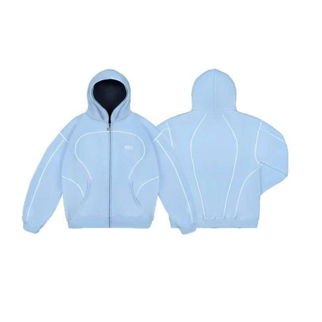 Conjunto de sudadera y jogger Y2k: jersey unisex moderno con chaqueta con cremallera y pantalón de estar por casa (varios colores y tallas)_voghion.com