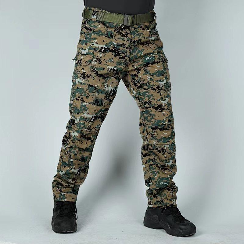 Men's Clothing Tactical Cargo Pants For Men - Military Camo Work Pants With Multi-Pockets, Durable & Breathable ( Grey, Army Green, Camo Patterns)_voghion.com