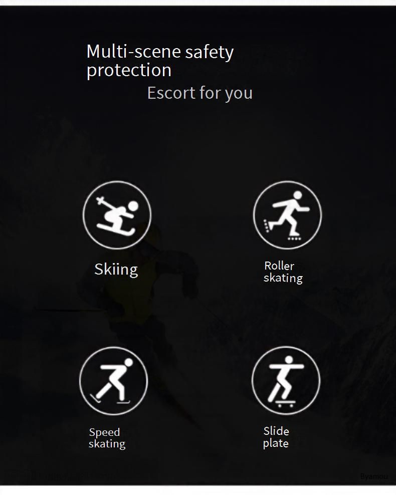 Ski- und Snowboard-Schutzausrüstungsset – Hüft- und Knieschoner für Erwachsene (S/M, L/XL, 3 Farben)_voghion.com