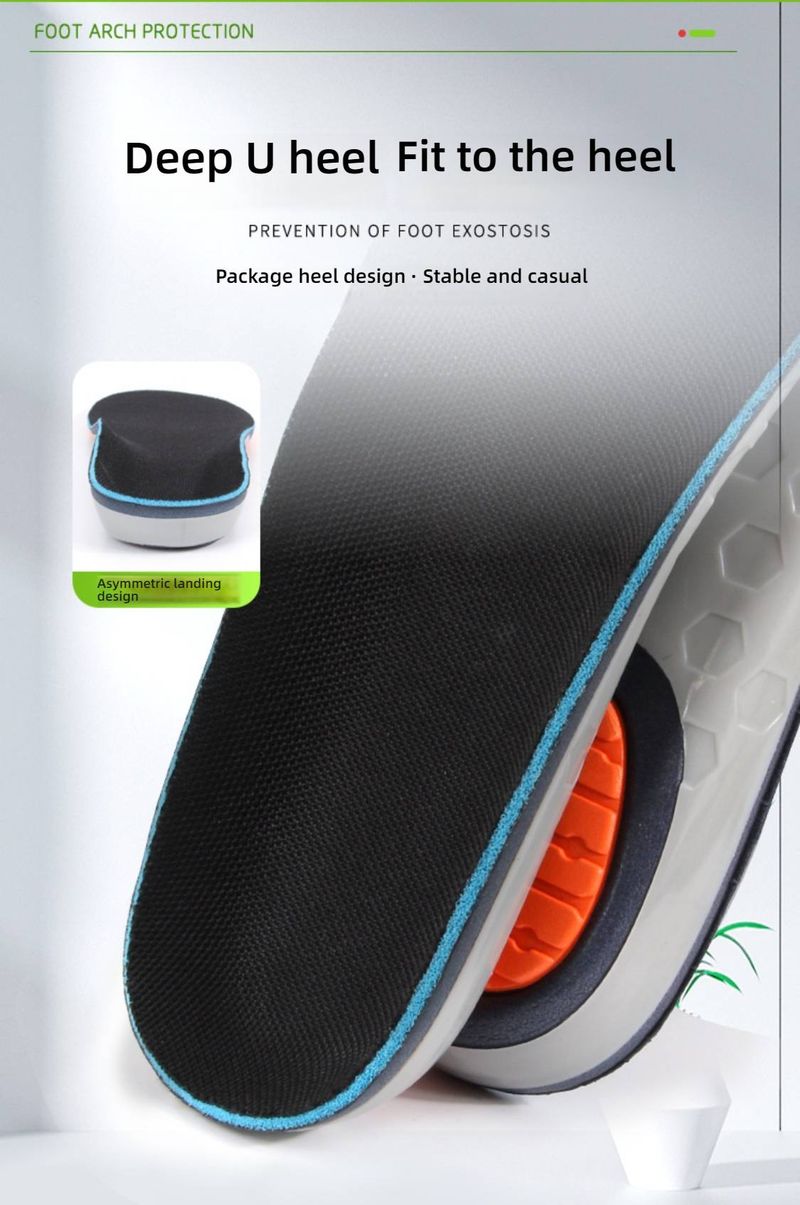 Einlegesohlen mit Fußgewölbestütze bei Plattfüßen und Überpronation – Gepolsterte orthopädische Schuheinlagen für Damen und Herren (Grau/Schwarz, Größen 35–46, Ganzjahresmodell)_voghion.com