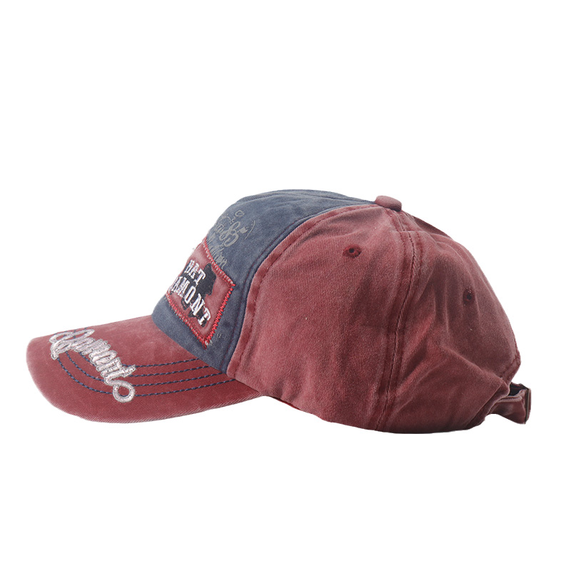 Bonés Snapback Masculinos de Algodão Lavado, Bonés Vintage Femininos com Bordado de Grafite, Chapéu de Cowboy Masculino, Gorros Esportivos_voghion.com