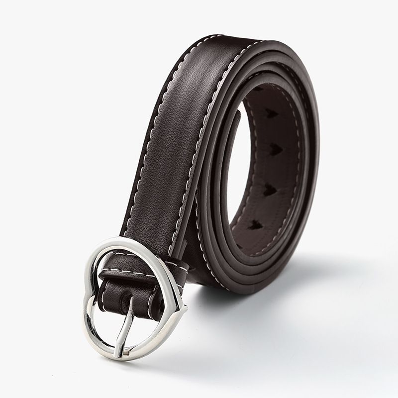 Version coréenne d'un article unique à la mode, ceinture à boucle, décoration creuse à trou complet en forme de cœur à la mode, ceinture pour femmes_voghion.com
