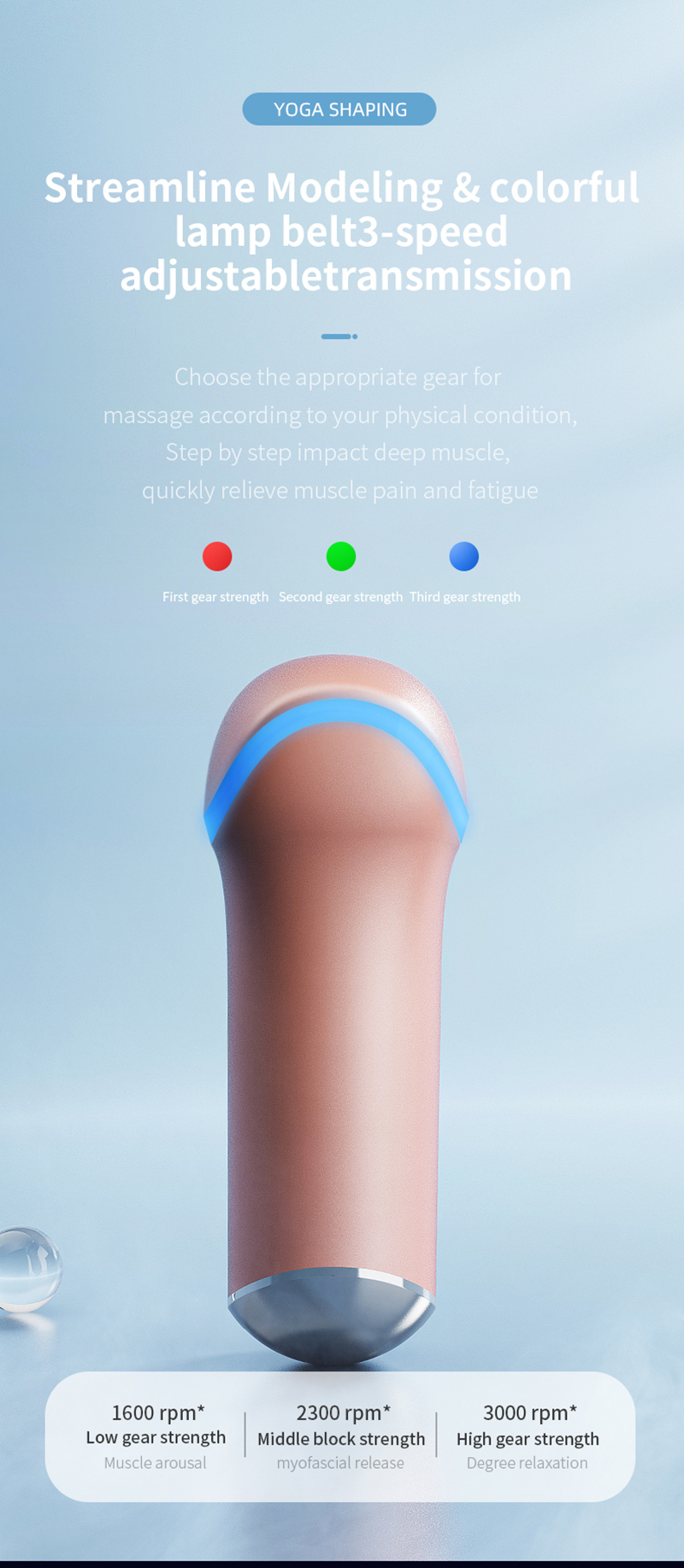 Mini Portable Maage Gun Deep Tiue Cute Dolphin Style Lady Office Mucle Maager Trainer Sollievo dal dolore Corpo Relax_voghion.com