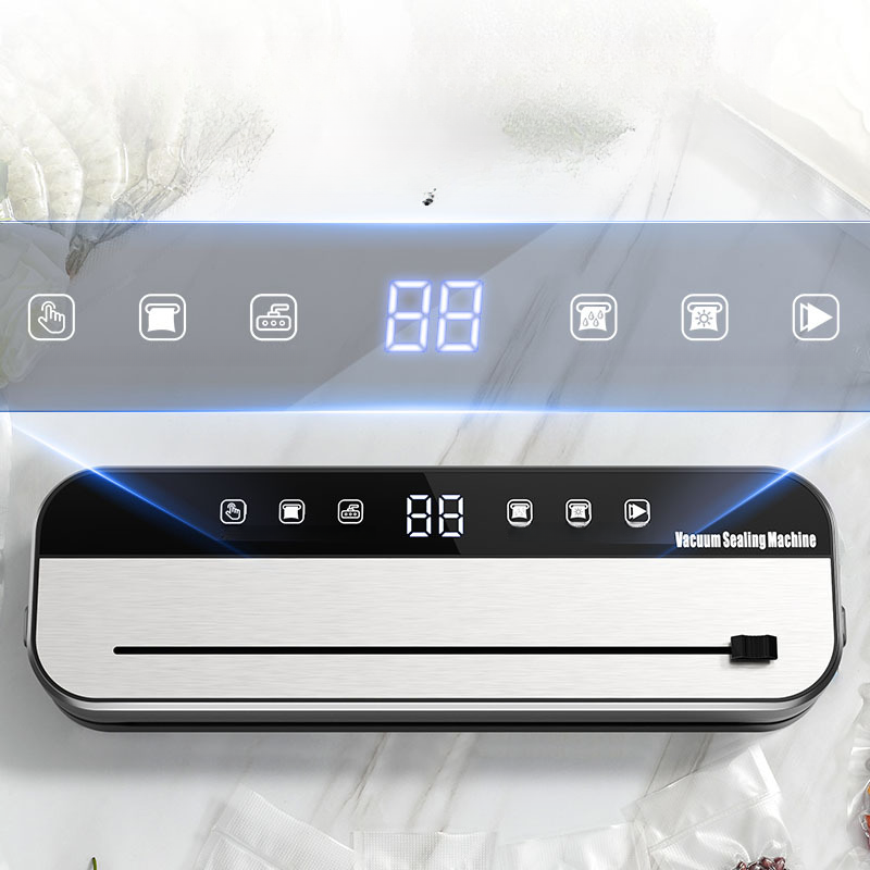 Machine de scellage sous vide entièrement automatique pour la conservation des aliments et des aliments domestiques_voghion.com