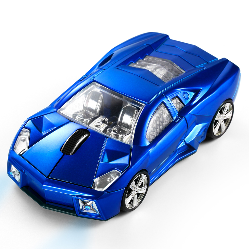 Mouse modello auto sportiva wireless M2233 con regalo creativo_voghion.com