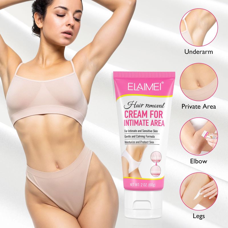 Intim-Haarentfernungsset für Männer und Frauen, Enthaarungscreme für den Intimbereich mit Spatel, schnelle und effektive Haarentfernung für Frauen in nur 5–10 Minuten_voghion.com