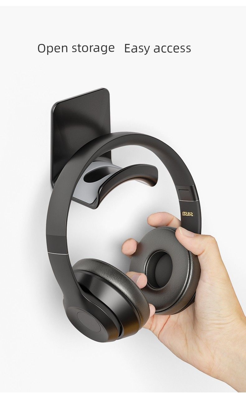 Bluetooth Computer Hook Dormitory Wire-Wrap Board Headphone Bracket_voghion.com