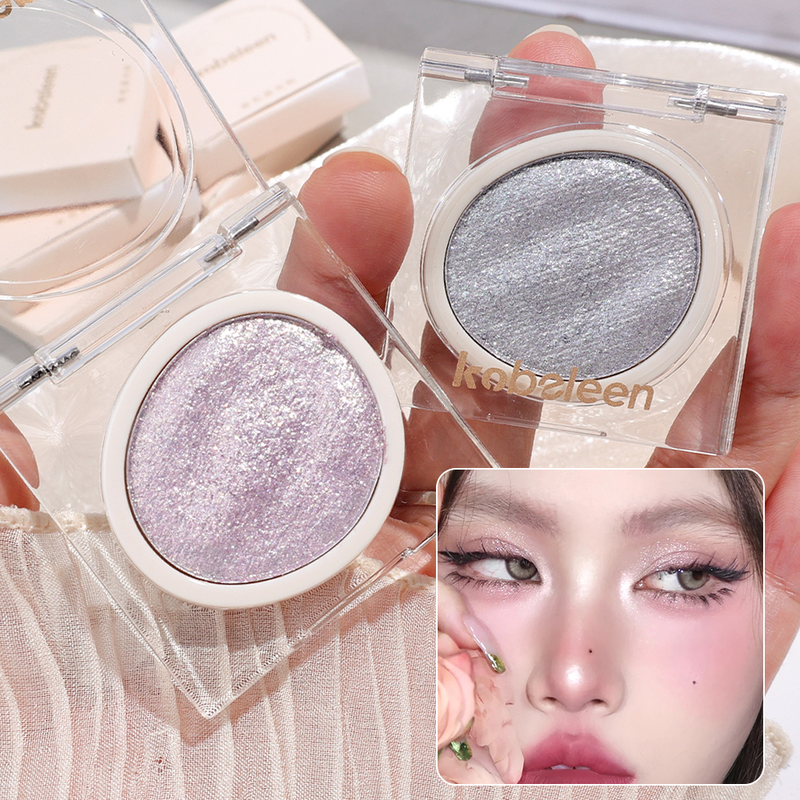 Ombretto monocromatico alto Palette di trucco Texture di purè di patate Diamond Glitter Contouring Illumina il corpo del viso_voghion.com