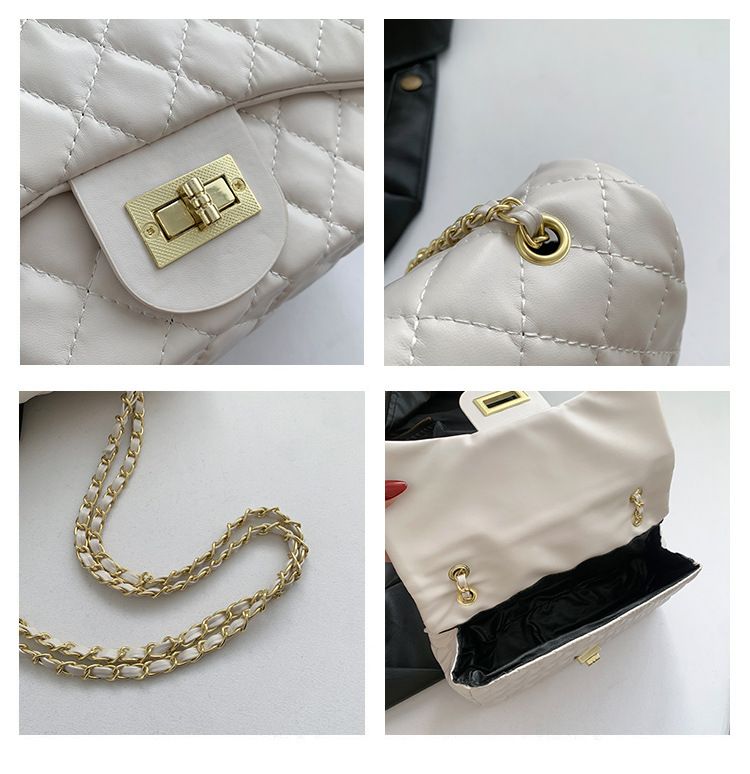 Lingge Embroidered Thread Handmade Chain 2024 New Fashion Large Capacity Texture Single Shoulder Women's Crossbody Small_voghion.com