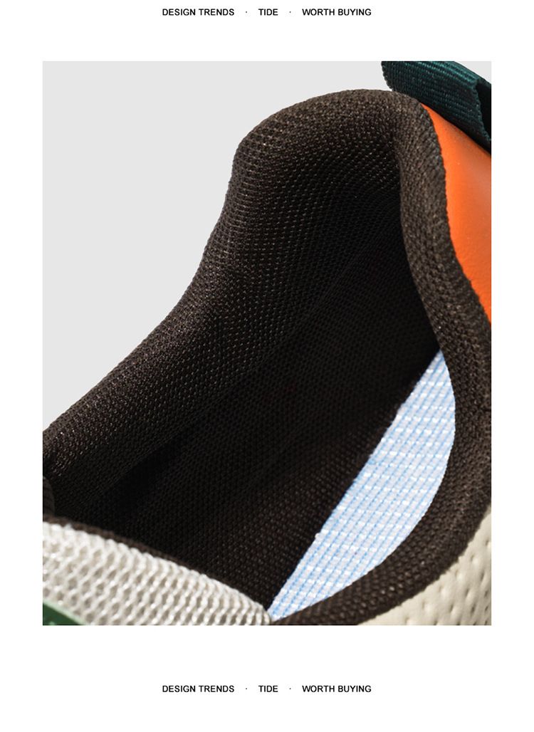 Baskets mode homme - Chaussures légères et antidérapantes pour papa, idéales pour la course à pied et les loisirs. Doublure en maille respirante, semelle épaisse et confortable._voghion.com