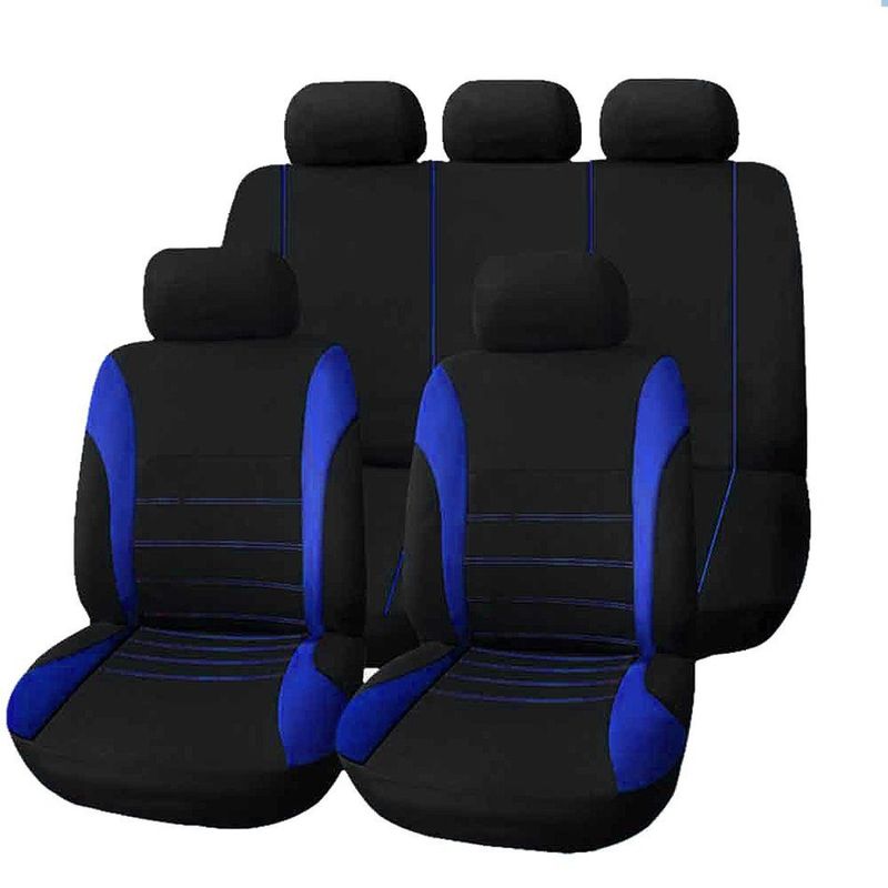 Taille Autositzbezuch Stoff véier Saisone universell 5 Sëtzkëssen wënschen eng grouss Zuel vu Flecken_voghion.com