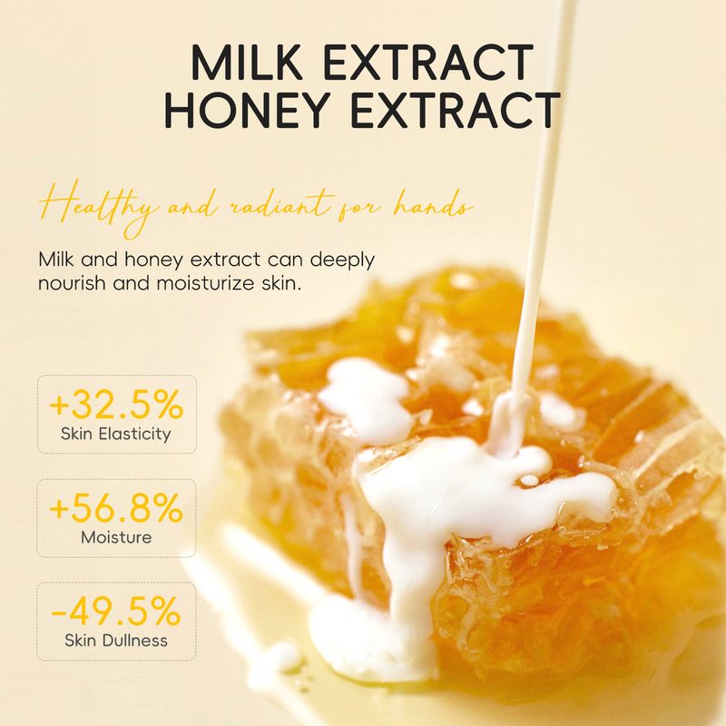 LAIKOU Honigmilch-Handwachs 50g Handmaske Feuchtigkeitsspendend Herbst und Winter_voghion.com