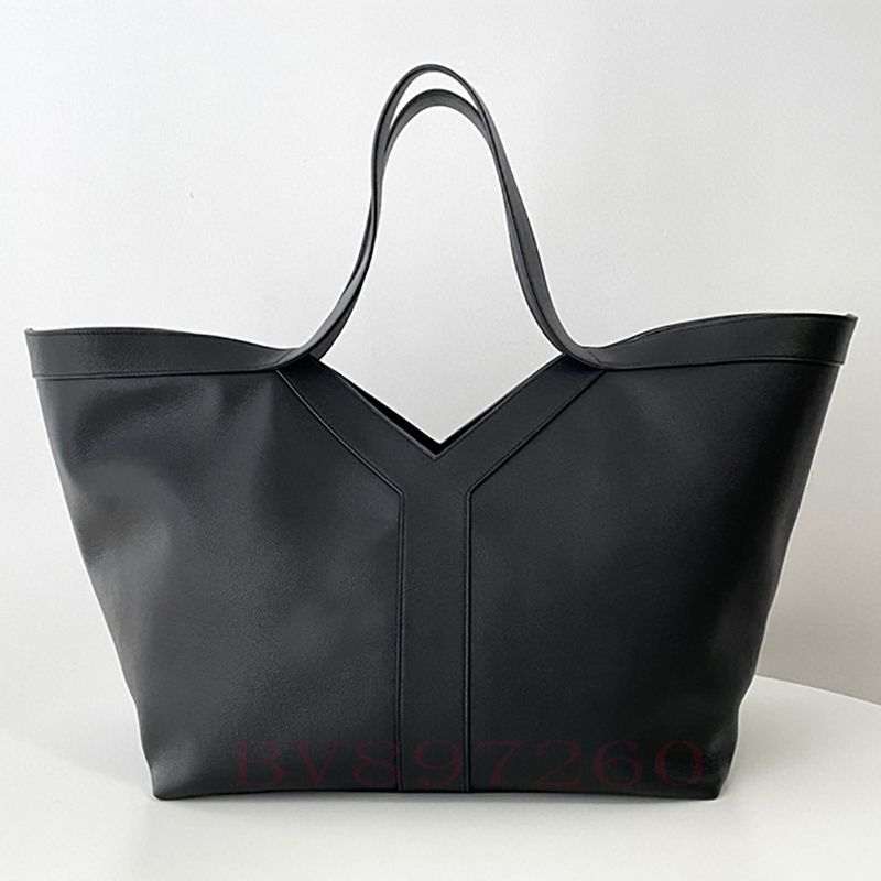 Nuova borsa a tracolla grande e capiente in vera pelle a forma di Y per donna, comoda e comoda_voghion.com