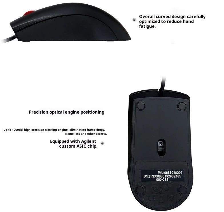 Digitex Digitex M120 Wired Cross-Border Foreign Trade E-commerce Wholesale Office Business Laptop Desktop Computer Mouse_voghion.com