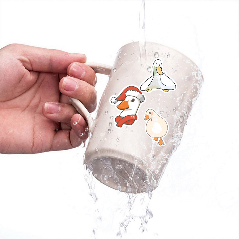 ToysMall 1 Set Çıkartmalar Karikatür Sevimli Renkli Ördek Çıkartmaları Su Geçirmez Araba Çıkartmaları Çocuklar İçin Dizüstü Bilgisayarlar Kaykaylar Bavullar_voghion.com