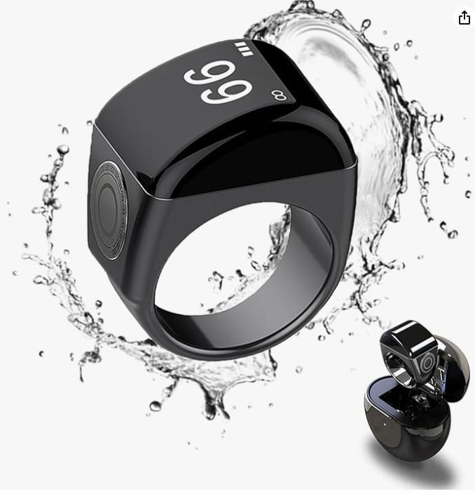 QB702 Zinc Alloy Bluetooth High-Tech Smart Ring_voghion.com