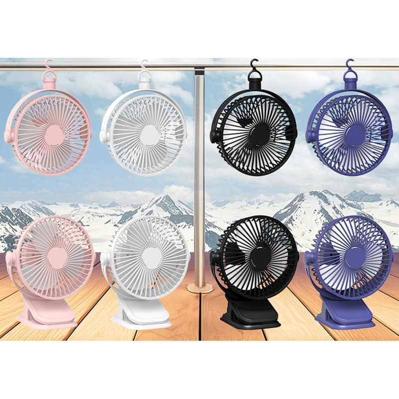 Novo carrinho de bebê portátil recarregável USB mini com ventilador pequeno_voghion.com