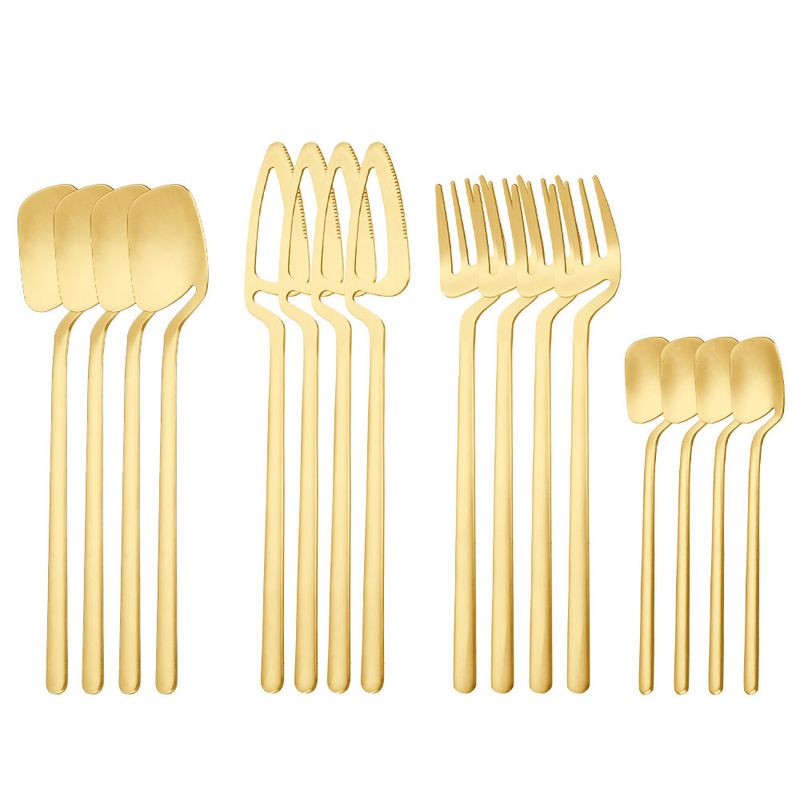 304 Fantasy Coffee Creative viseća šalica, žlica za desert od nehrđajućeg čelika, nož, vilica, žlica, set posuđa od 16/24 dijela_voghion.com