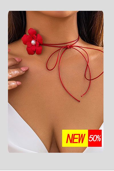 Collana elegante e semplice con cerchi spessi e torce per donna, collare girocollo alla moda 2024, gioielli di moda sul collo_voghion.com
