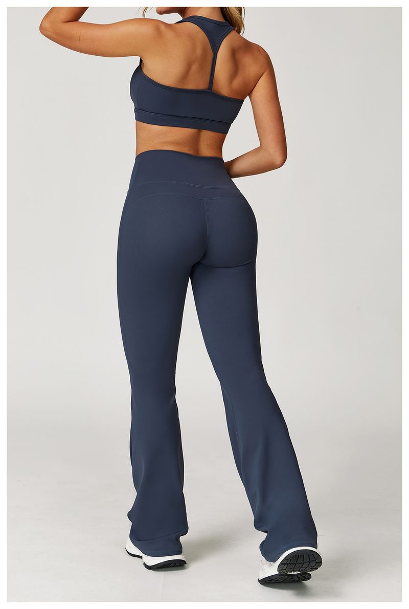 Women's Seamless High-Waisted Yoga Set With Butt-Lifting Design - Nylon Spandex Workout Outfit For Running, Fitness & Gym_voghion.com