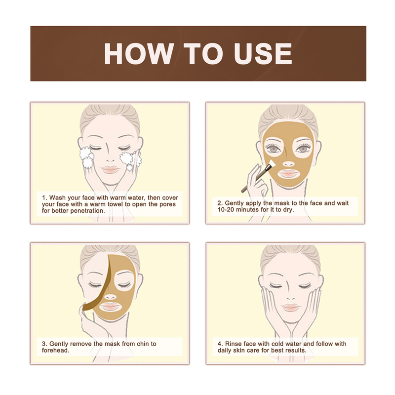 EELHOE – masque facial nettoyant en profondeur à base de plantes, raffermissant les pores et hydratant pour la peau, les points noirs du nez_voghion.com