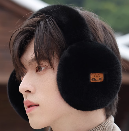 Paraorecchie in peluche Paraorecchie da uomo Paraorecchie antifreddo Paraorecchie invernali calde da uomo Paraorecchie calde Paraorecchie Borse auricolari Copriorecchie_voghion.com