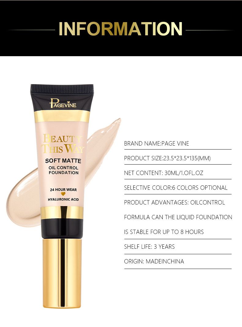 Feuchtigkeitsspendende BB Cream Foundation Langanhaltender Concealer zur Porenverkleinerung_voghion.com