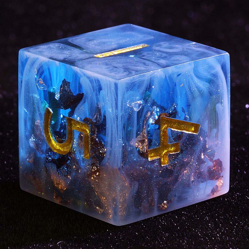 9 Polyhedral D&D Dice Sets Cloud Palace Of Sky Dragon For Dungeons Dragons RPG_voghion.com