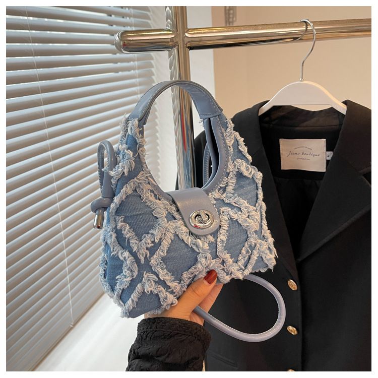 Nile Garden Tupsu Cowboy naisille 2024 Kevät/kesä Muoti Tyttö Käsilaukku Yhden Olkalaukku Crossbody_voghion.com
