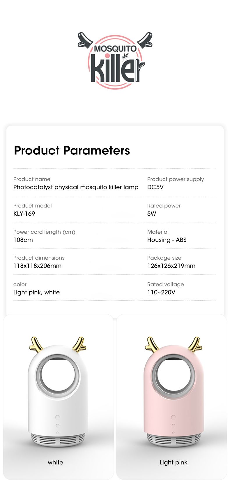 Electric Mosquito Fly Trap Harmless Mosquito Fly Exterminator Professional Inhalation Zapper Indoor Trap Multifunctional_voghion.com