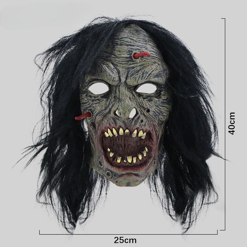 Insetti sul viso Horror Smorfia Mascherata Transfrontaliera Maschera dal vivo Festa di Halloween Parodia Oggetti di scena_voghion.com