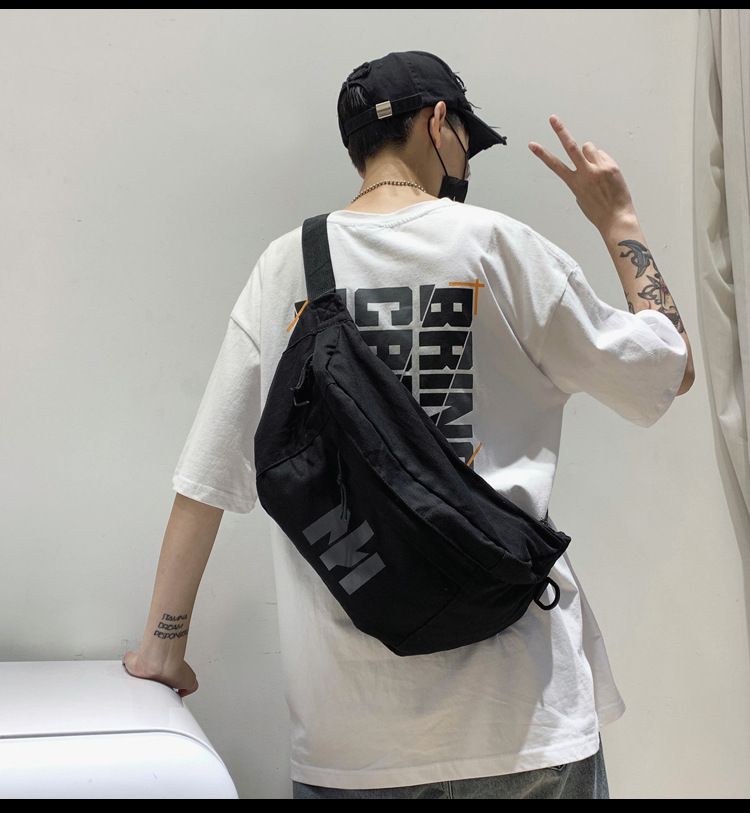 Brusttasche Männliche Modemarke Ins Umhängetasche Weibliche Tasche Große Kapazität Gürteltasche Lässige Große Umhängetasche_voghion.com